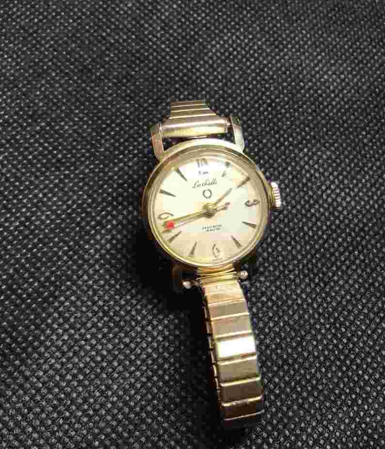 Vintage Westclox LaSalle 10k Rolled Gold Wristwatch Non-working