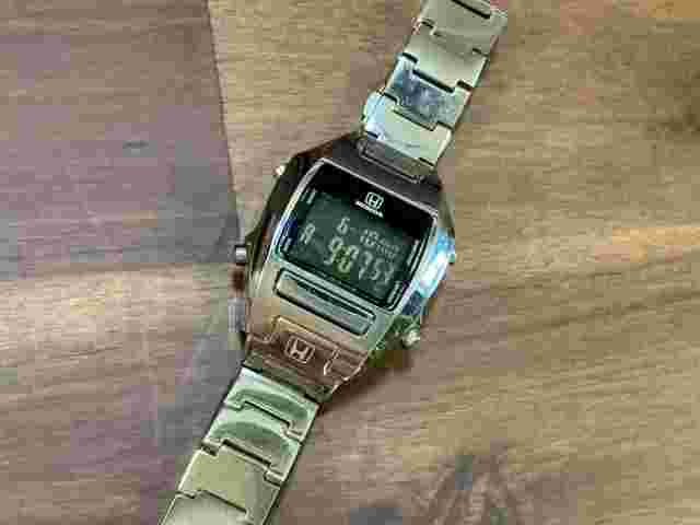 HONDA COLLECTION SEIKO W620-4450 HT14 Black Digital Watch Japan Made