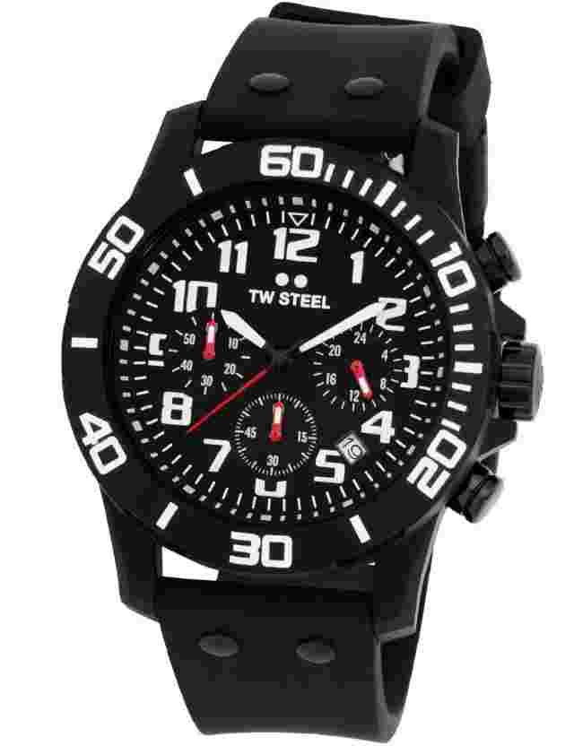 TW-Steel CA1 Mens Watch Carbon Chronograph 44mm 10ATM