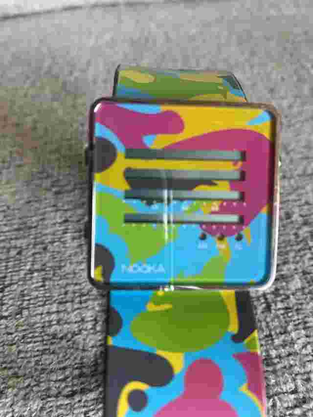 Nooka Zen-H Camo Wristwatch Bathing Ape Style.