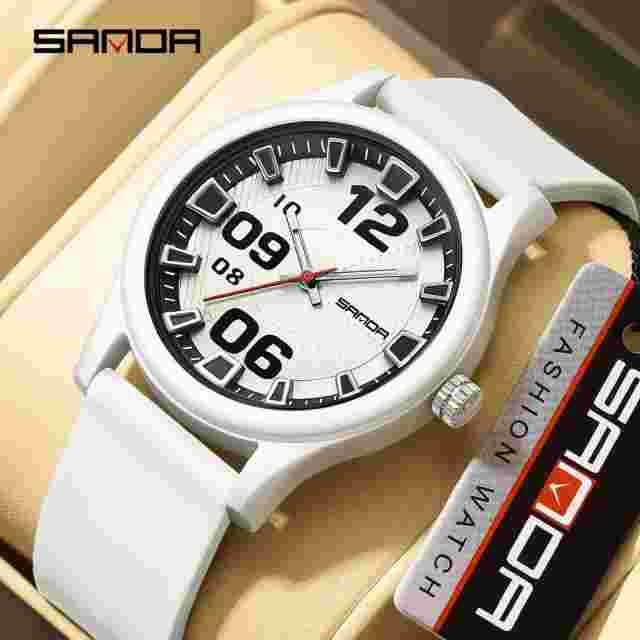 SANDA 3252 Top Popular Student Quartz Watch Fashion Simple Waterproof Watches