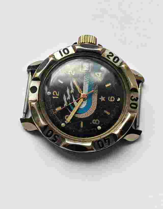Vintage watch Wostok Komandirskie Military aircraft made USSR 1970s