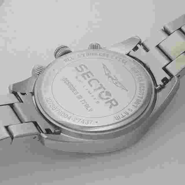 Fujiya Sector 240 Chronograph R3273676004 Men's Quartz Watch Blue 41mm