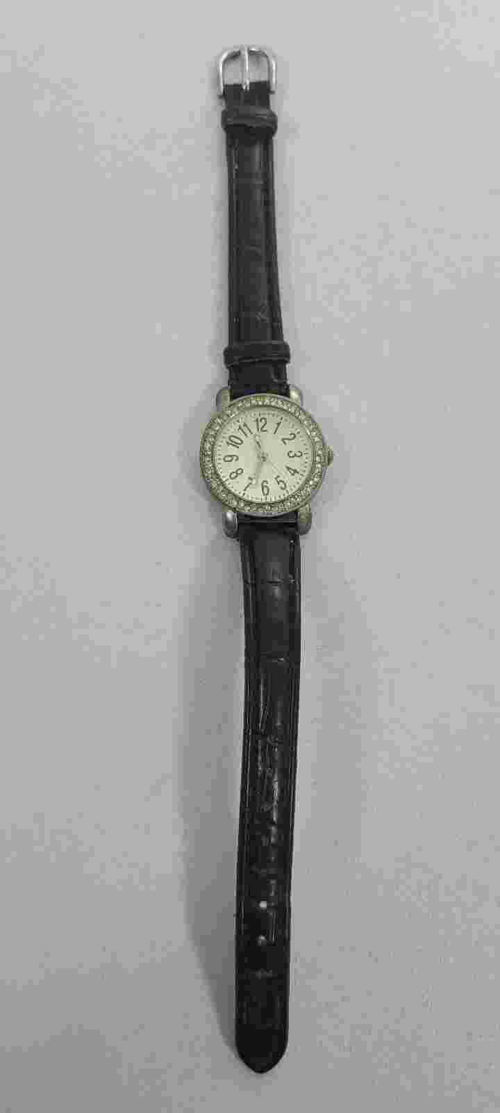 Merona Womens Watch Round FMDM156 Base Metal 1104 Rare Vintage
