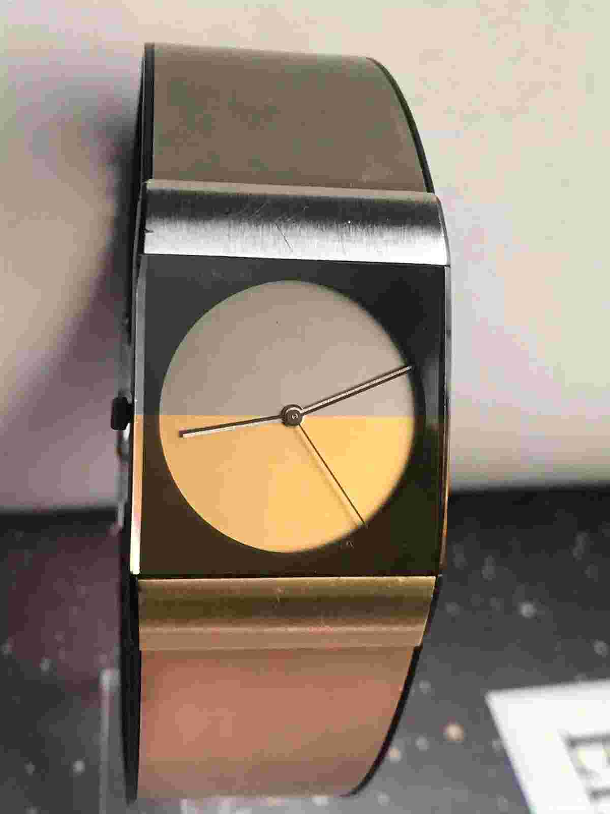 Jacob Jensen Design Watch Titanium Sapphire Bicolour Quartz