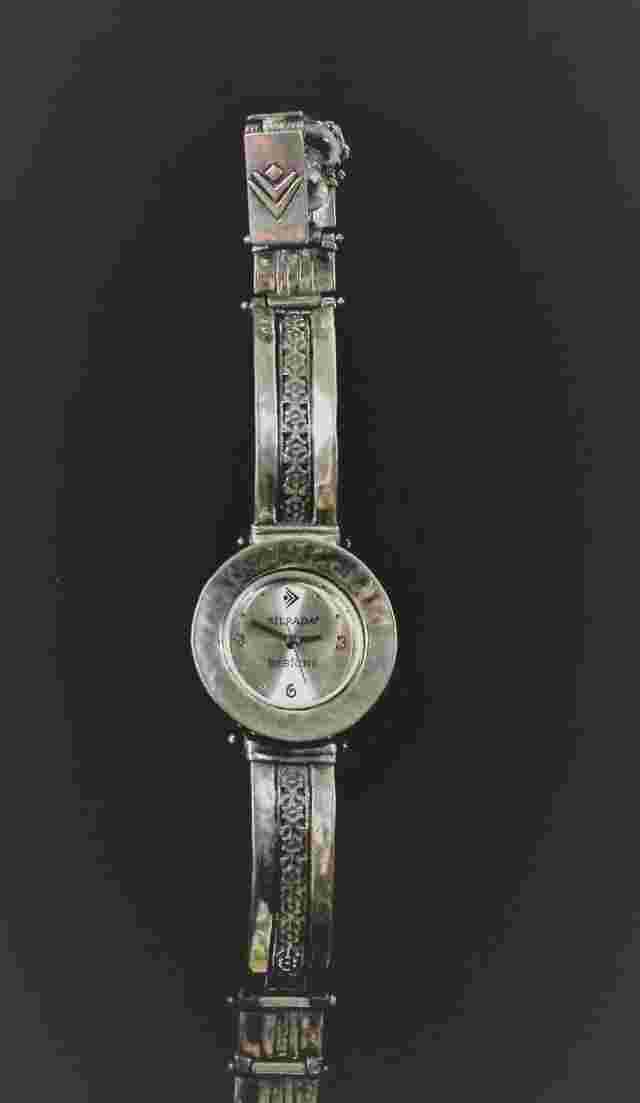 H 386 ladies handmade sterling silver SILPADA watch bracelet 42.3 grams