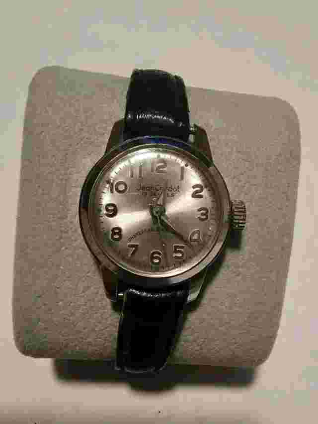 Vintage Jean Cardot 17 Jewel Wrist Watch 1960's Parts/Repair Women's