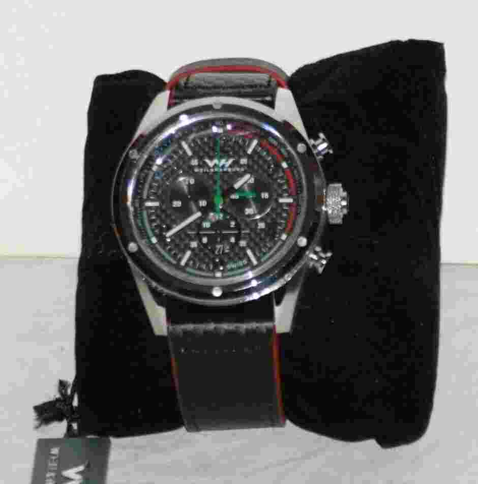 NEW!  Weil & Harburg Peake Men's Swiss Racing Chronograph Wrist, Original Pkg.