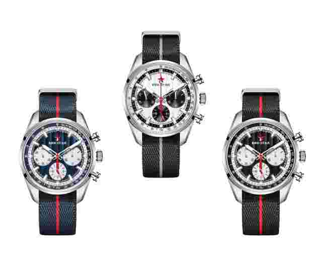 RED STAR SEAGULL ST1903 Aviator Pilot Chronograph Watch 41.5mm Paul Newman Panda