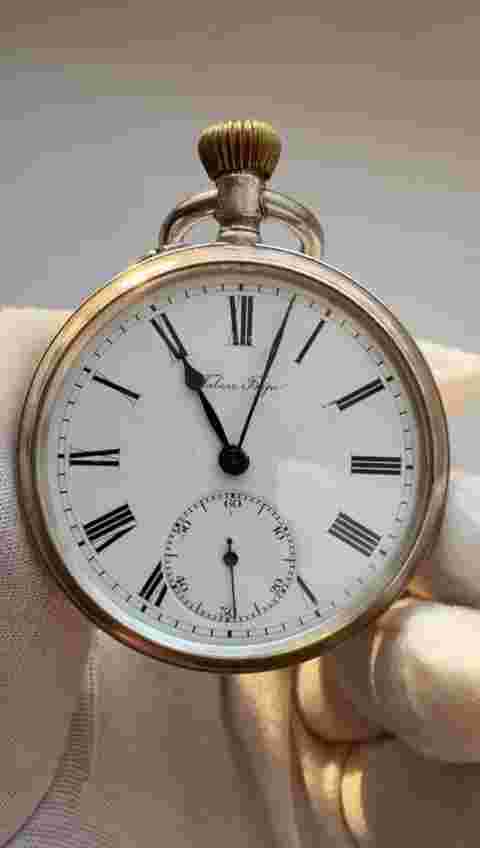 Silver Pavel Bure antique pocket watch 84 Zolotniki Russia Rare watch Nr15