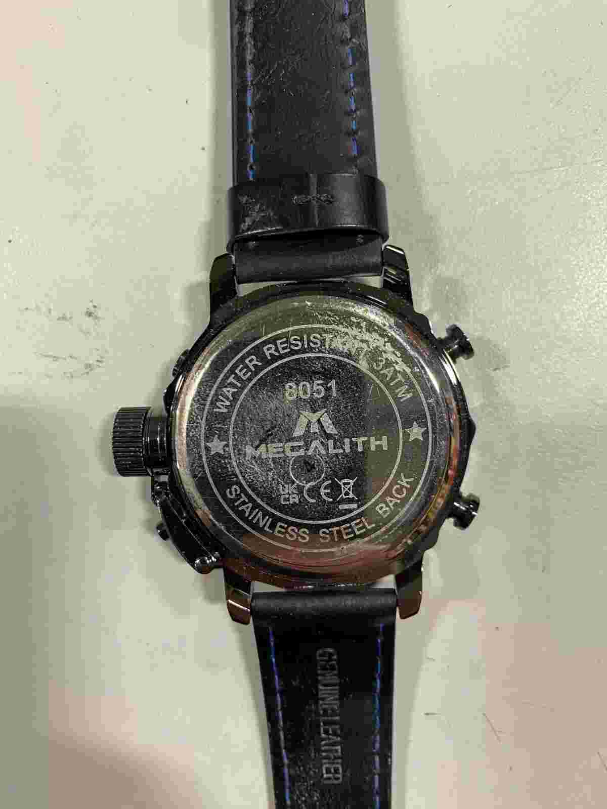 Megalith Mens Sports Watches Black Military Digital Gents Watch 2-black Size M