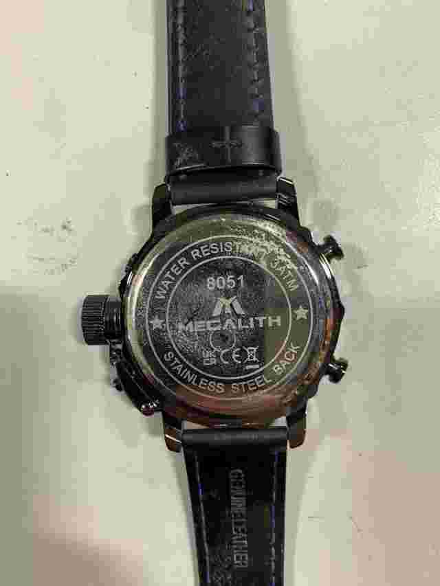 Megalith Mens Sports Watches Black Military Digital Gents Watch 2-black Size M