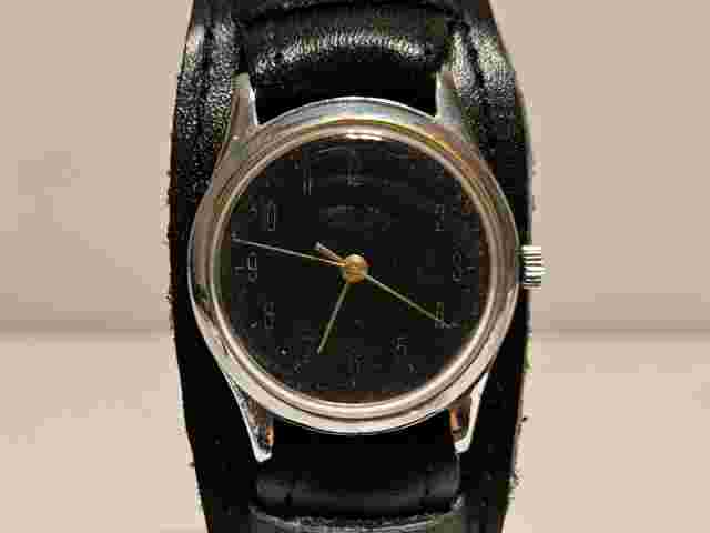 VINTAGE RARE WW2 ERA MILITARY STYLE SWISS MEN'S 30mm WATCH "ORFINA" ANCRE 15J.