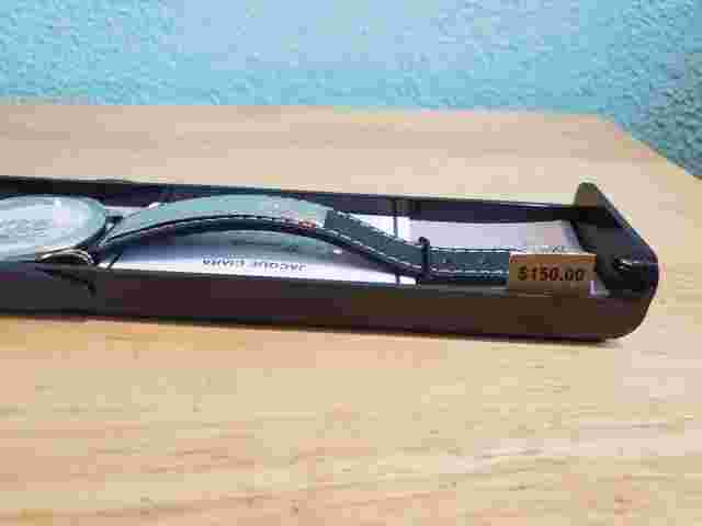 Vintage Jacque Ciara Quartz Watch with Female Indian Chief Dial New Rare