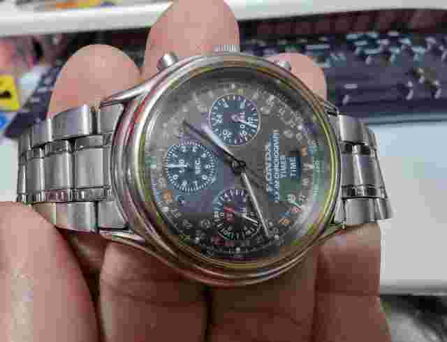 rare Honda Collection Hall Chrono NR45-7A20 Quartz Men Watch made in japan