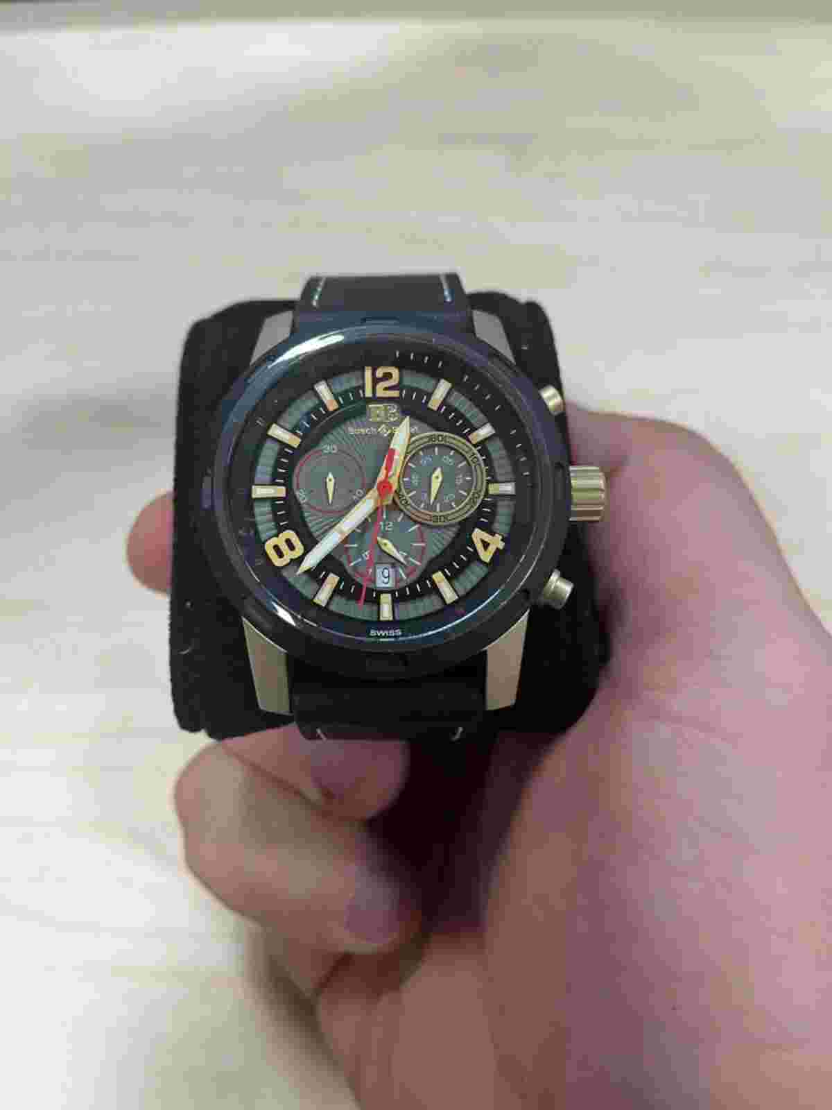 Buech & Boilat watch: Swiss Chronograph, Swiss Made Ronda 5030.D