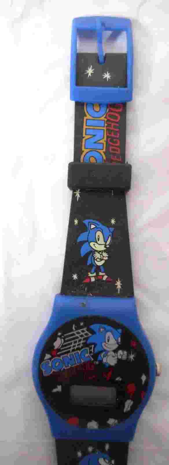 1995 SEGA Sonic the Hedgehog LCD Game Character Watch SHW103 Innovative Time