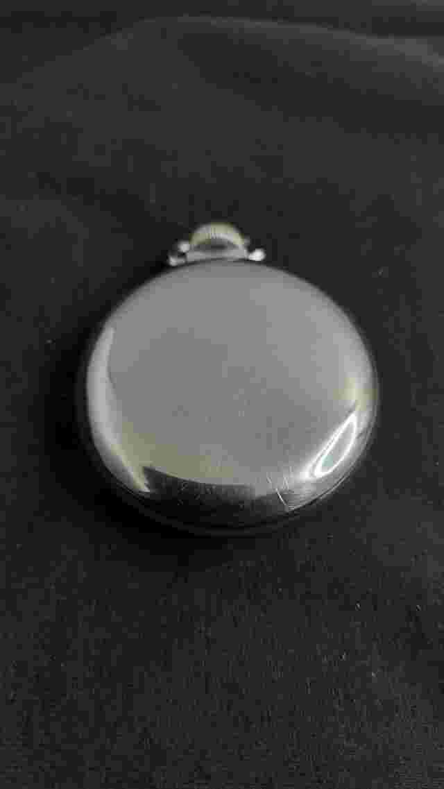 Vintage 1945-1968 Ingram Rex  Chromium Plated Pocketwatch For Parts & Repair USA