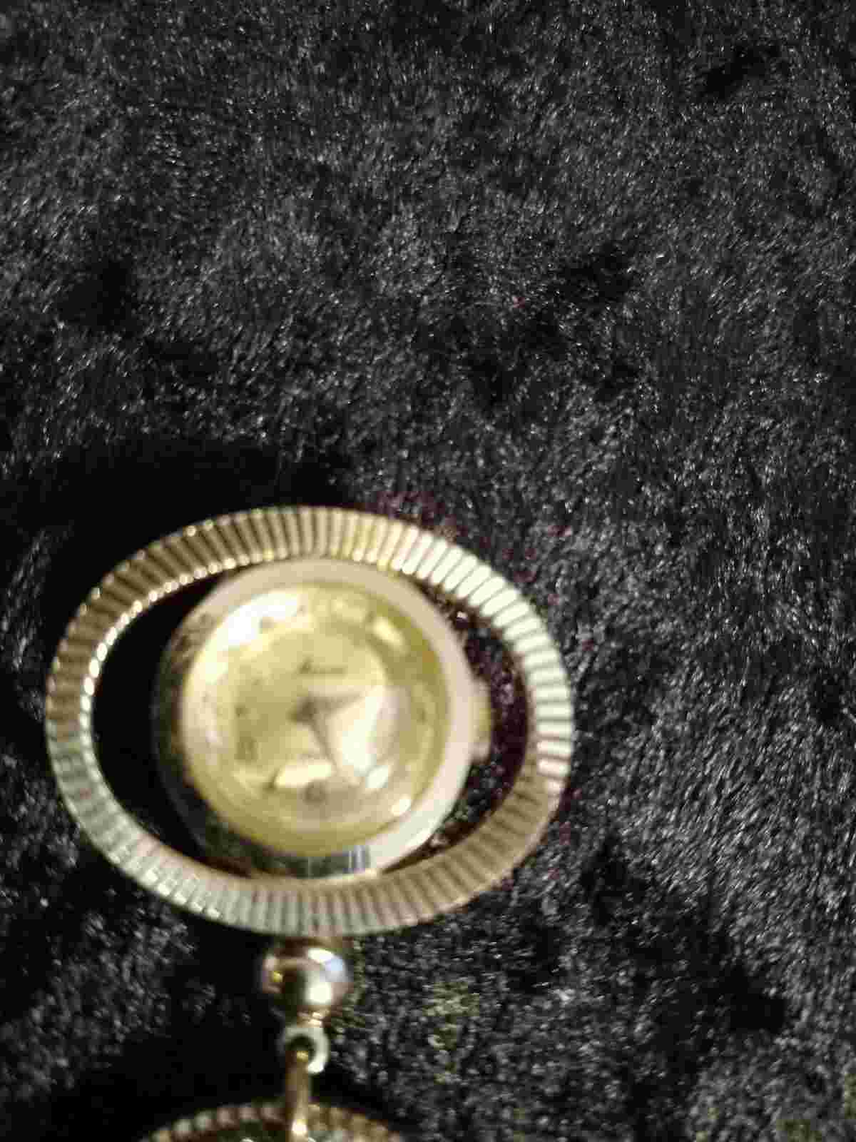 Vintage Women's ACCRO Pendant Watch 17 Jewels Bezel Hand Wind Working