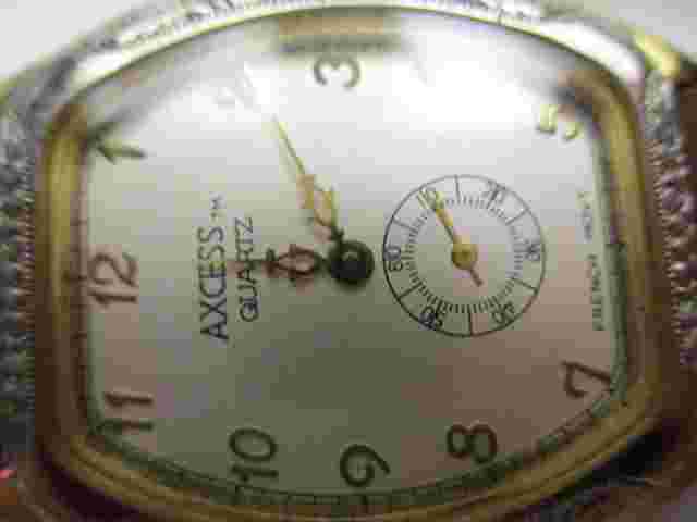 Axcess Women's Watch, Brown Leather Buckle Band, French Movement