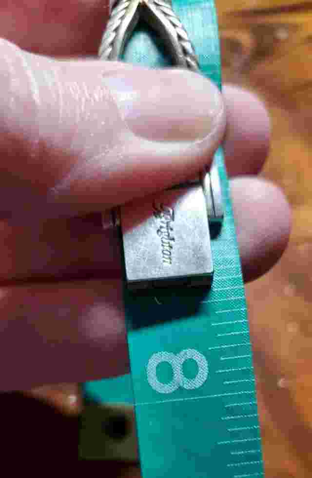 Brighton Balboa Gold Silver Watch New Battery