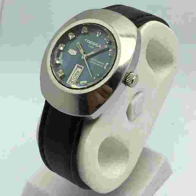 Tressa Lux 25 Automatic TA 230500N Blue Dial Vintage Men’s Watch