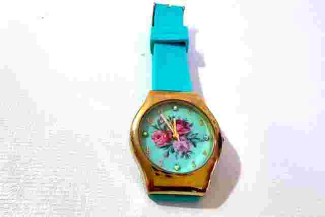 Vintage Michal Negrin Silver Copper Plated Old Wristwatch Women's Jewelry Watch