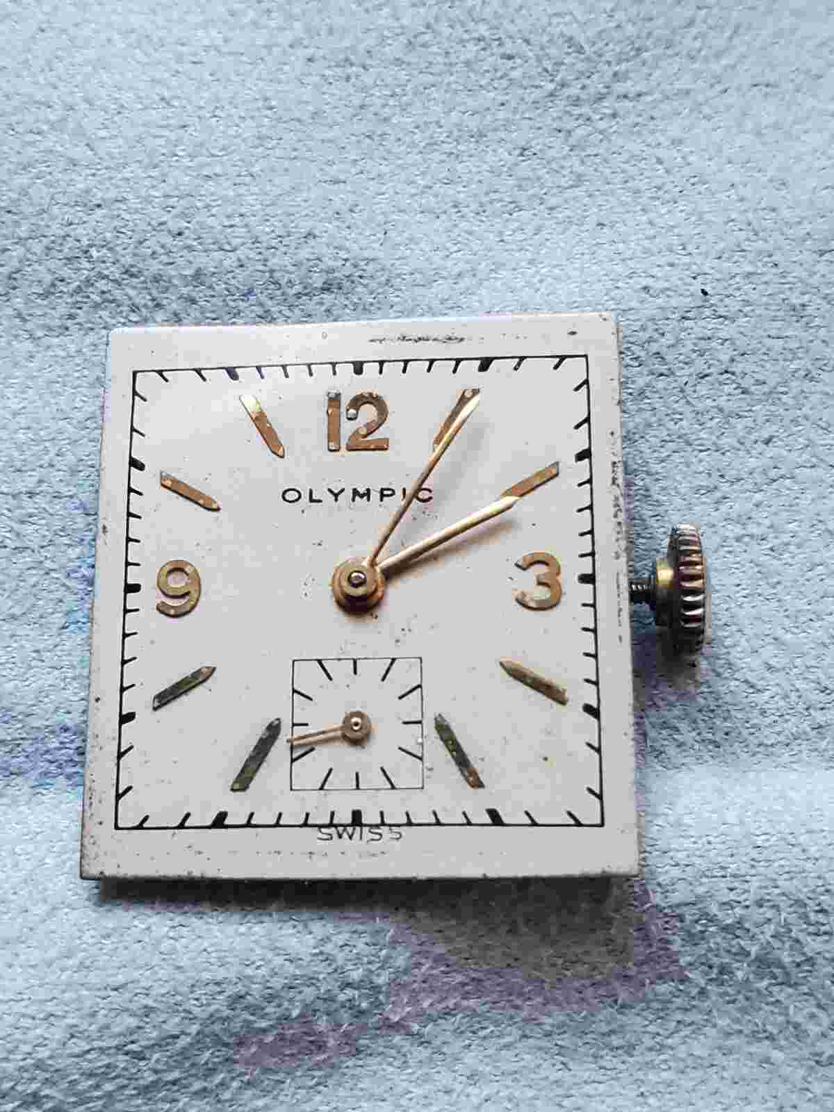 Very rare!! Antique 17 Jewel Olympic Swiss made Watch,star case watch company