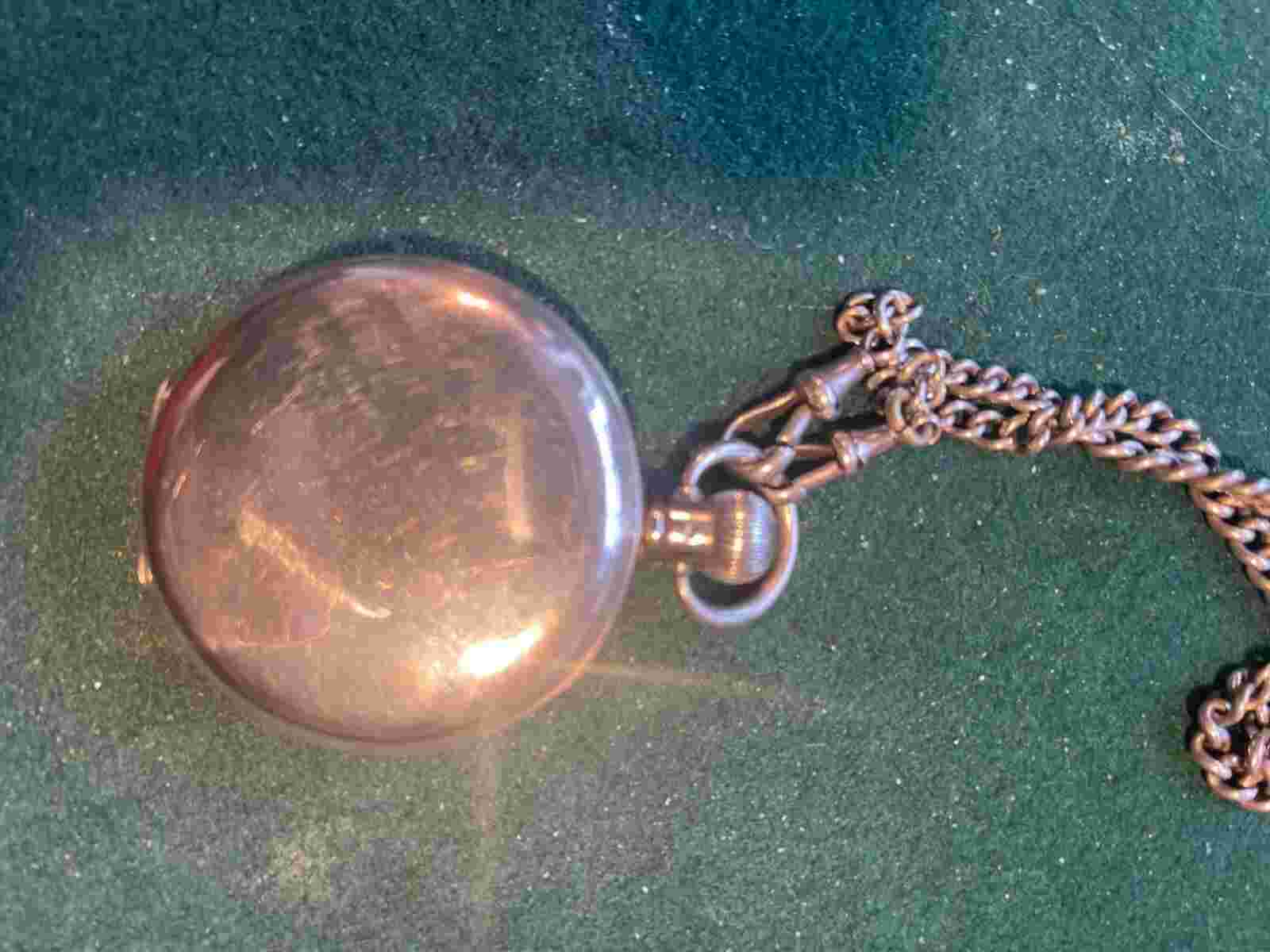 j w benson silver pocket watch