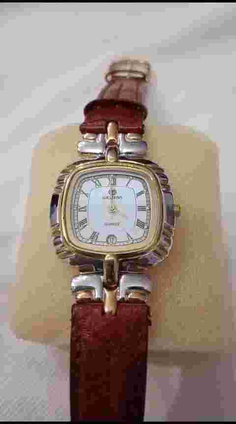 Western 18K Gold electro-plated wrist watch slightly used best condition
