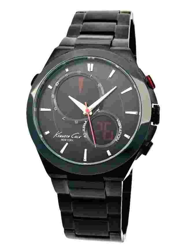 Kenneth Cole Men's KC9001 Contemporary Multi- Analog + Digital Date Bulky Watch