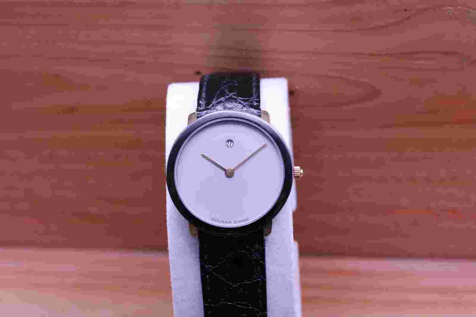 GOLANA MUSEUM LADIES SWISS ETA 956.042 WRIST WATCH 29mm 16mm LUG FOR REPAIR (GD)
