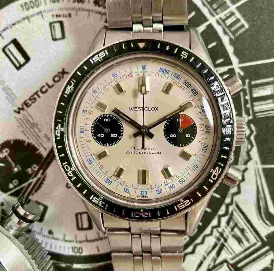 Vintage Westclox Manual-Wind Chronograph Valjoux 7733 38mm Ref. 634111
