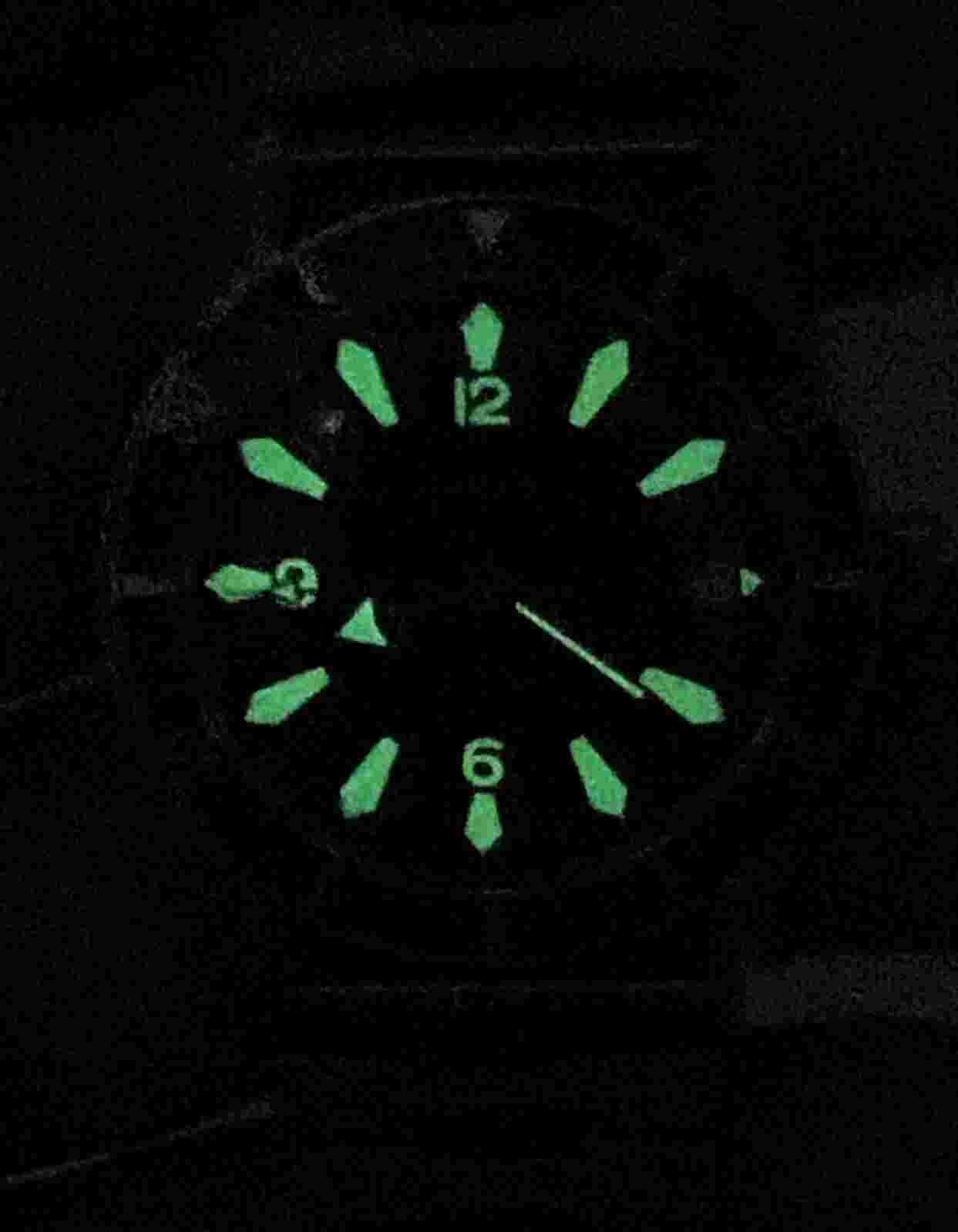 BRADLEY Vintage Submariner Swiss Made 1960's Retro Men's Watch Luminous Dial