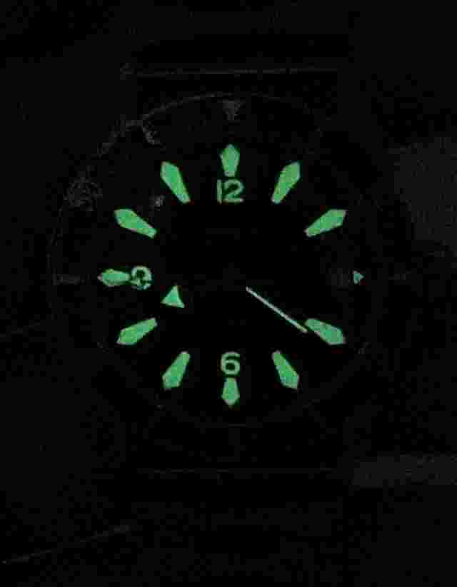 BRADLEY Vintage Submariner Swiss Made 1960's Retro Men's Watch Luminous Dial