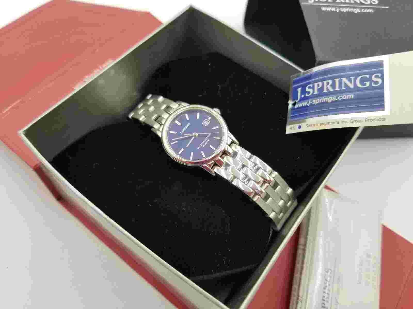 BBE014 Ladies J. Springs Seiko Calendar Waterproof Watch NWT NOS ~oA1-3b