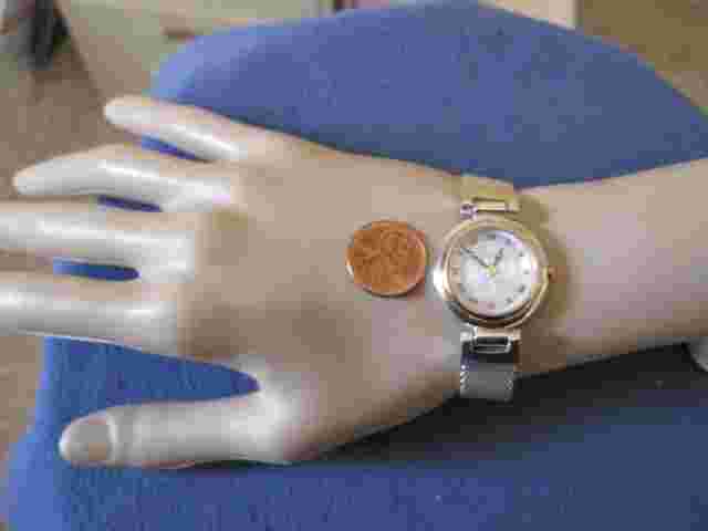 H 521 ladys sterling silver ECCLISSI  quartz watch bracelet