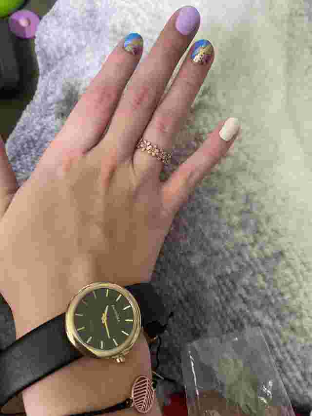 PANDORA WOMENS WATCH Black Crown Diamond Sapphire Glass New