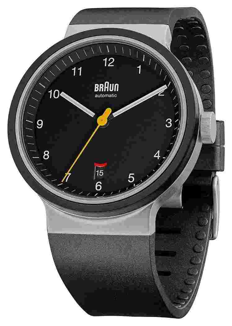 Braun Men's BN0278 Automatic Black Rubber Strap BN0278BKBKG Watch