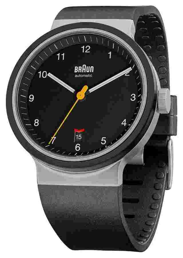 Braun Men's BN0278 Automatic Black Rubber Strap BN0278BKBKG Watch