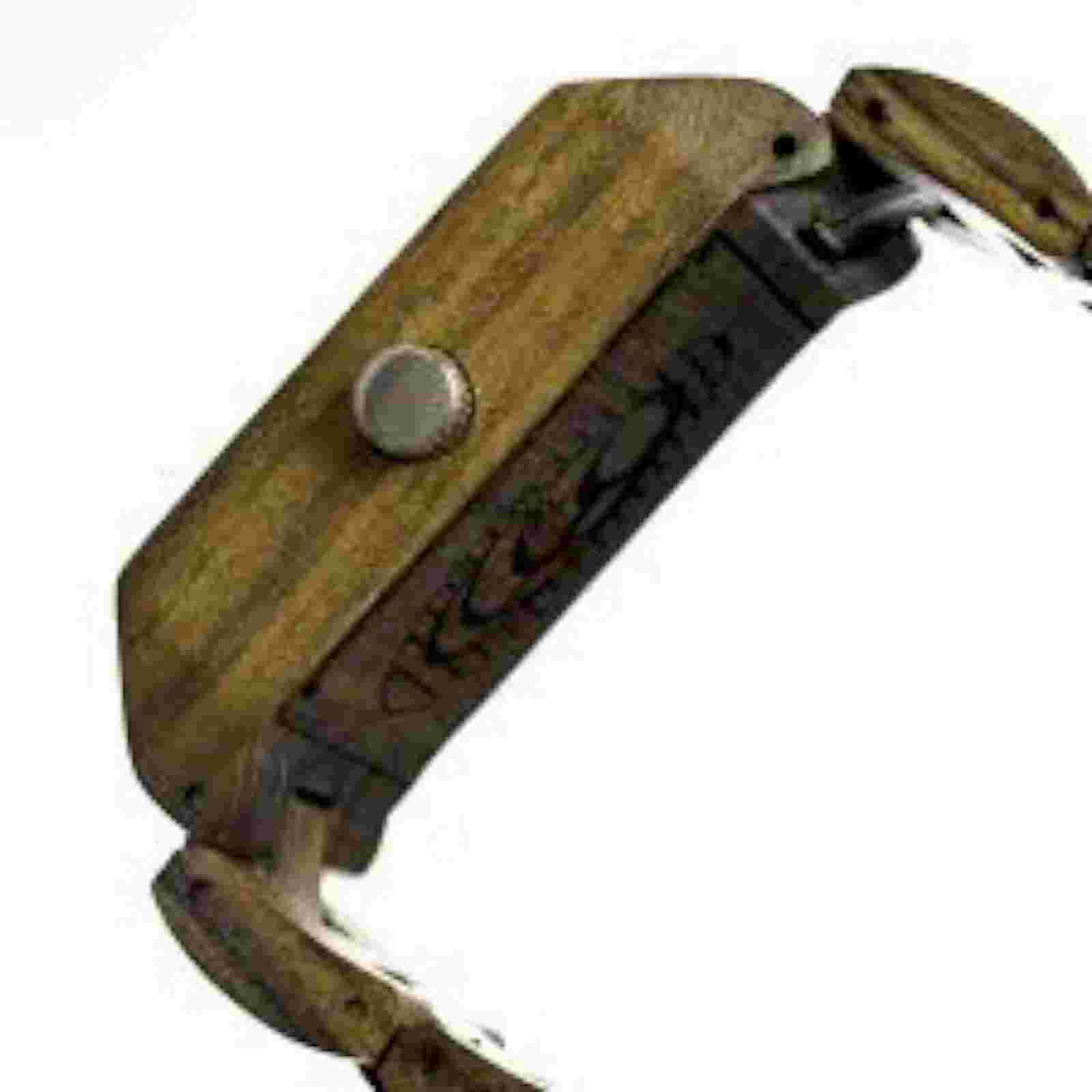 NEW Earth EW1204 Men's Rhizome Collection Go Green Olive Wood Organic Nice Watch