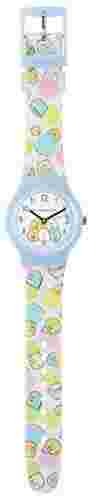 J-axis Sumikko Gurashi Total Pattern Plastic Belt Watch Blue Sx-v10-sgbl