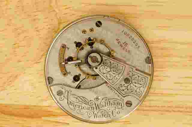 Vintage American Waltham Watch Dial Face 45MM AS IS 15J Repair Parts