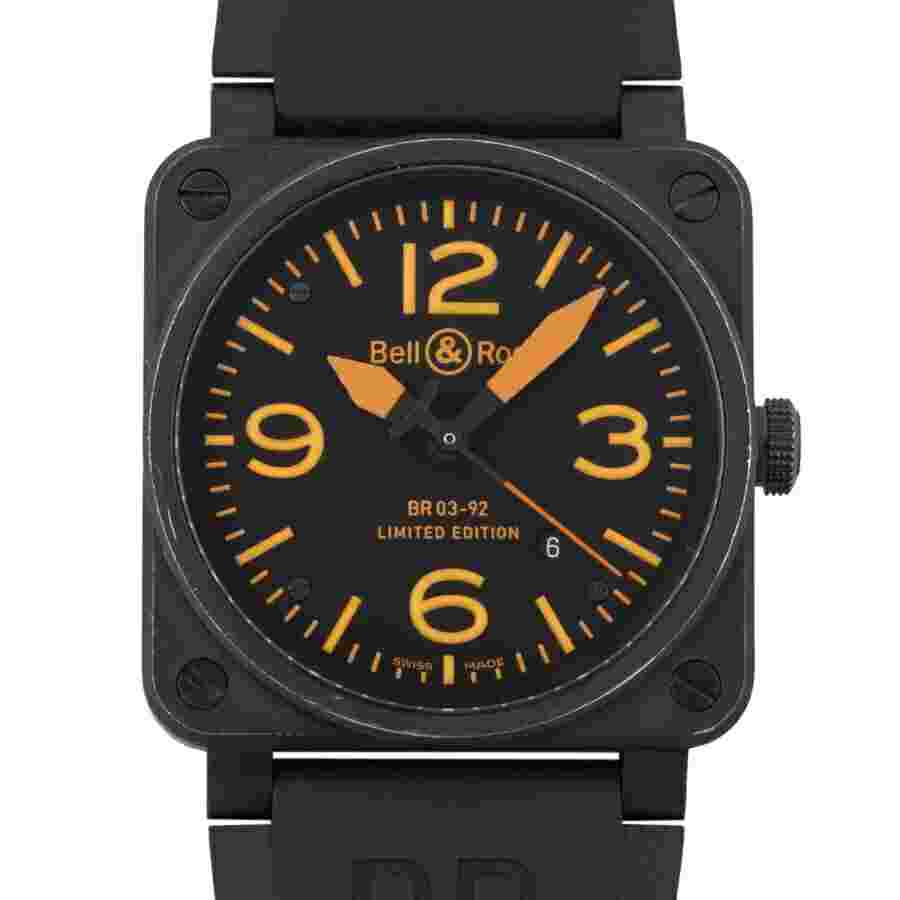 Bell&Ross BR03-92 Aviation BR03-92ORENGE-H Limited to 250 pieces worldwide G0216