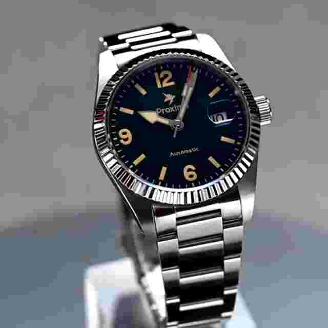 PROXIMA Men Automatic Watch Vintage Mechanical Wristwatch BGW-9 Luminous PT5000