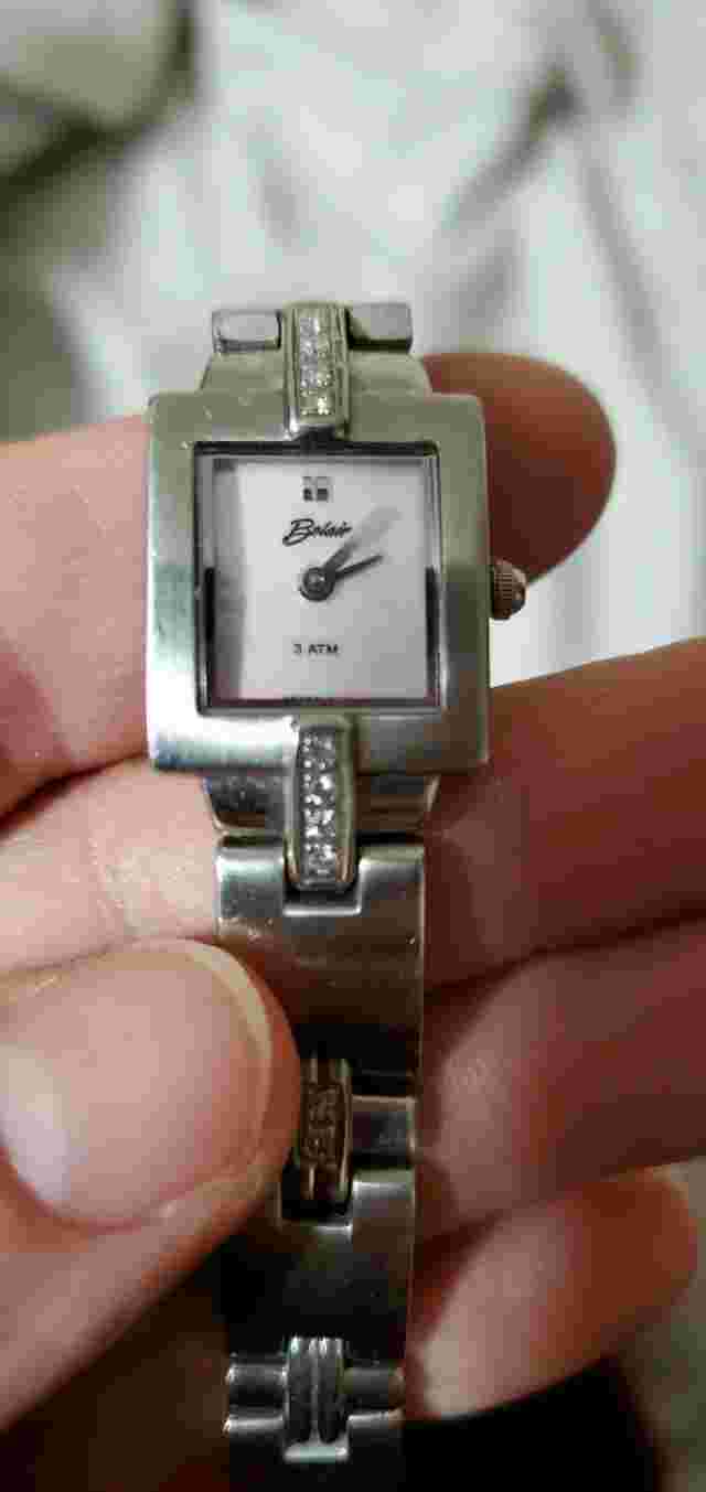 Women's Stainless Steel Belair Watch w/Mother of Pearl Face and Diamond Accents