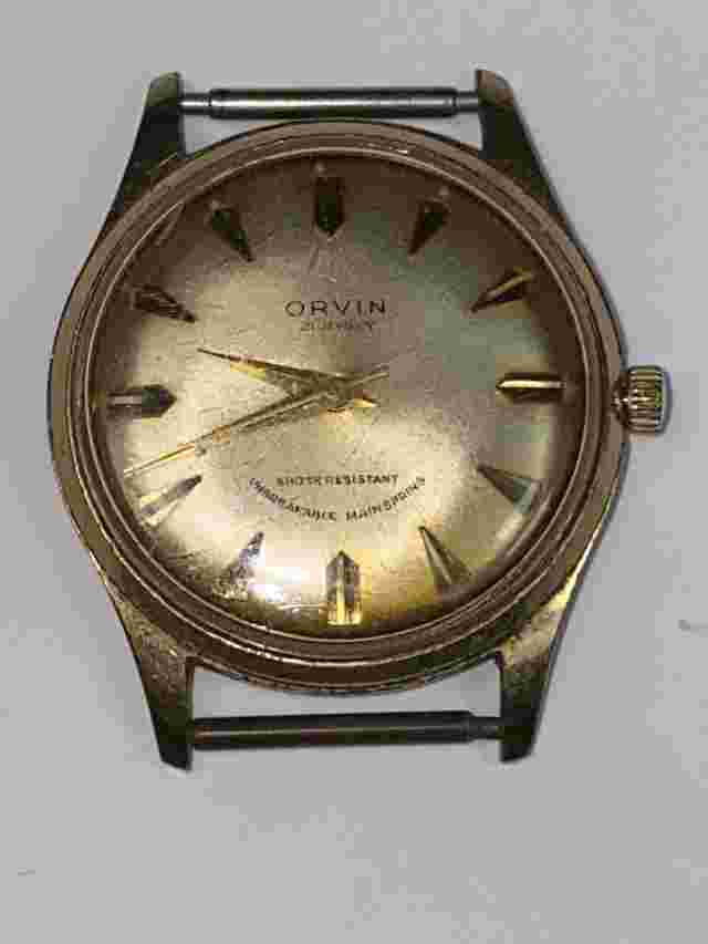 #1931 VINTAGE ORVIN MENS WRISTWATCH - NOT RUNNING