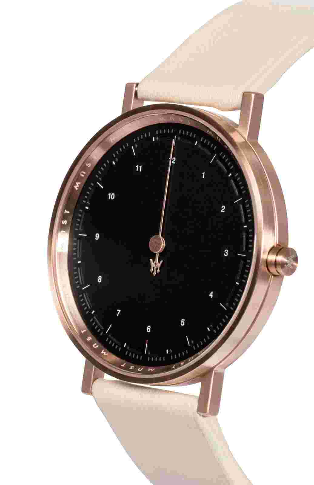 MAST Milano CFO Royal Black BS12-RG504M.BK.17I Man Single-hand Quartz Watch