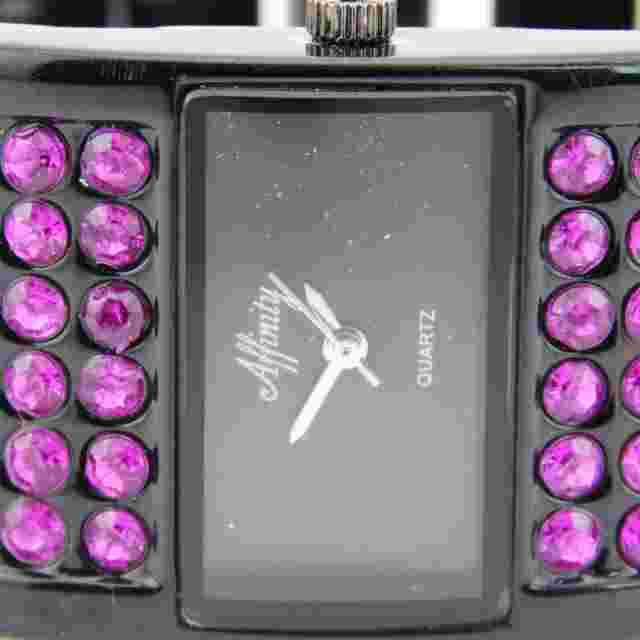 Affinity AF1000KOL/A126 Crystals Quartz Women's Watch Sz. 7 1/4" New Battery