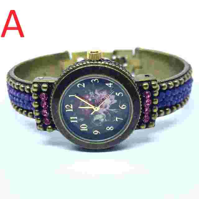 Watch Michal Negrin Crystal Elegant Roses Rare Made in Israel